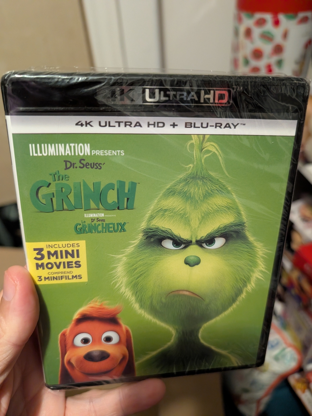 Dr. Seuss The Grinch 4K Ultra HD + Blu-ray (Green)